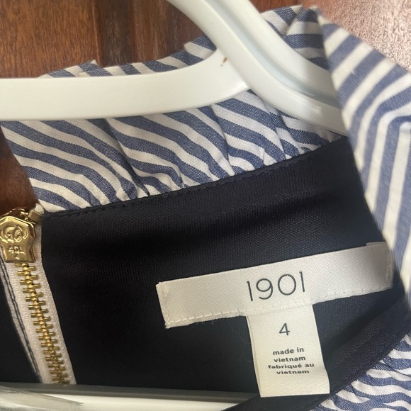 Long Sleeve Ruffle Detail Shirtdress - Picture 6 of 7